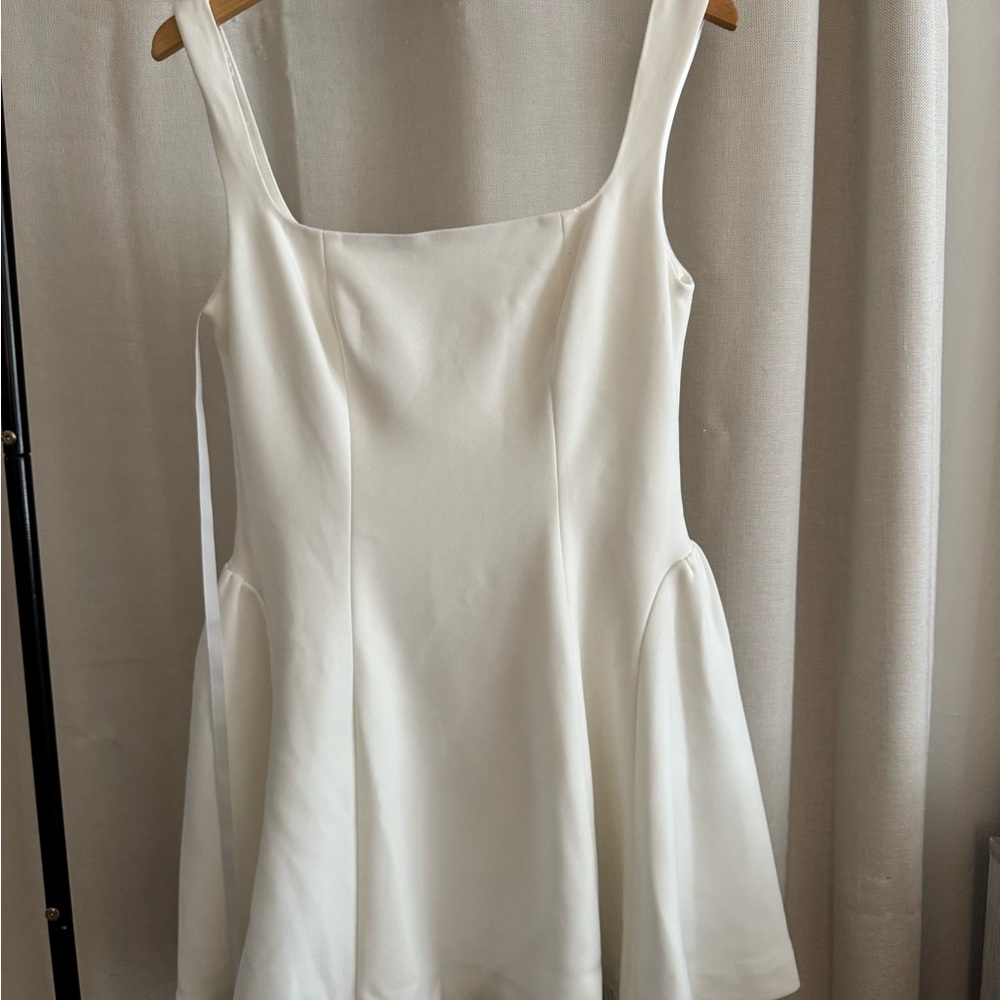 Chic Cream Mini Dress